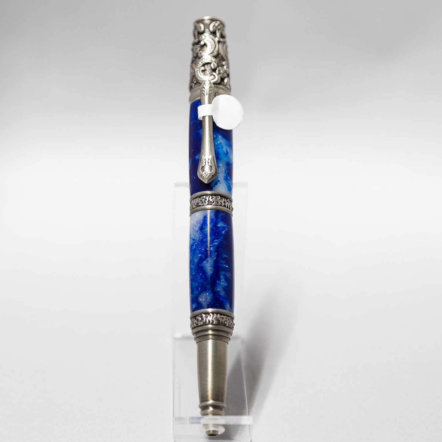 Victorian Pen Pewter & Blue