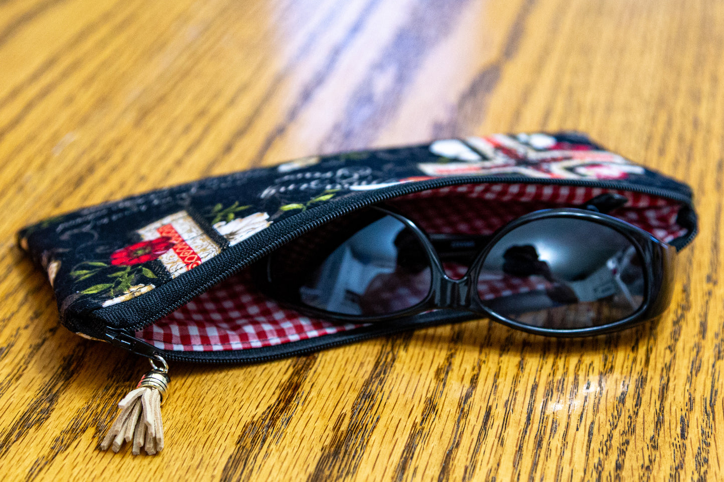 Amazing Grace Quilted Pencil/ Sunglasses Case