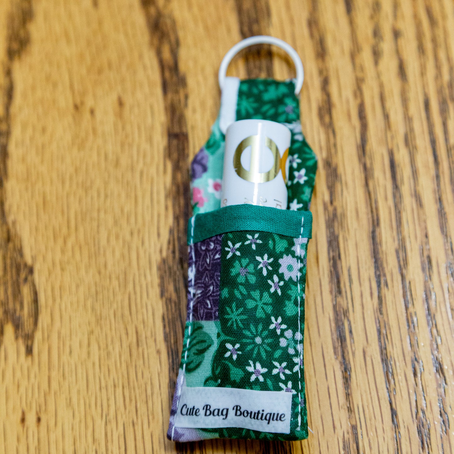 Purple and Green Chapstick Keychain *Limited Edition*