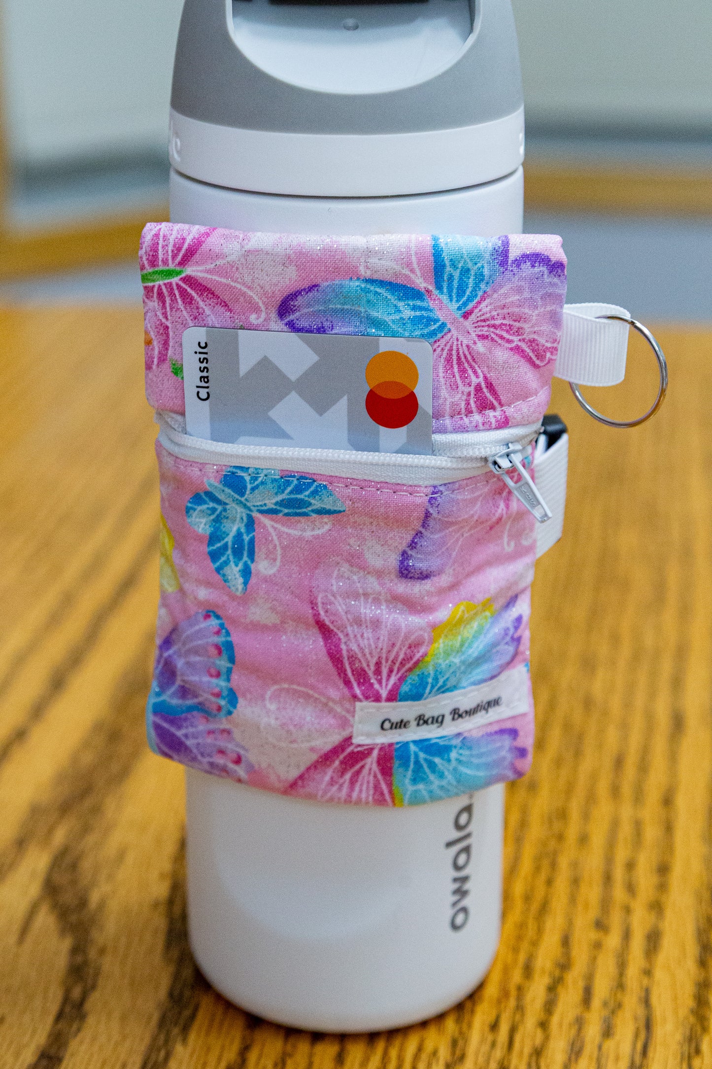 Bright Butterflies Water Bottle Wallet
