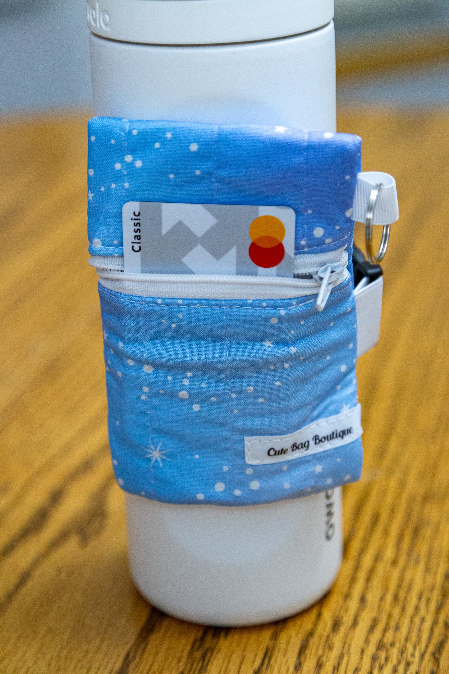 Frosty Swirls Water Bottle Wallet