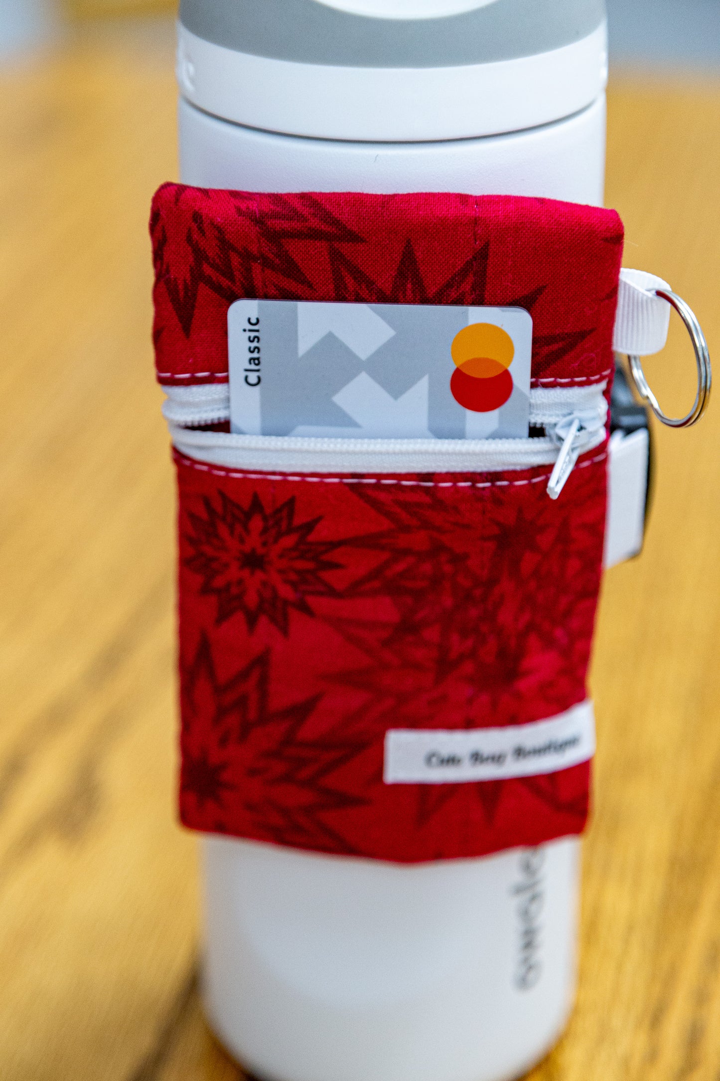 Red Firebursts Water Bottle Wallet *Limited Edition*