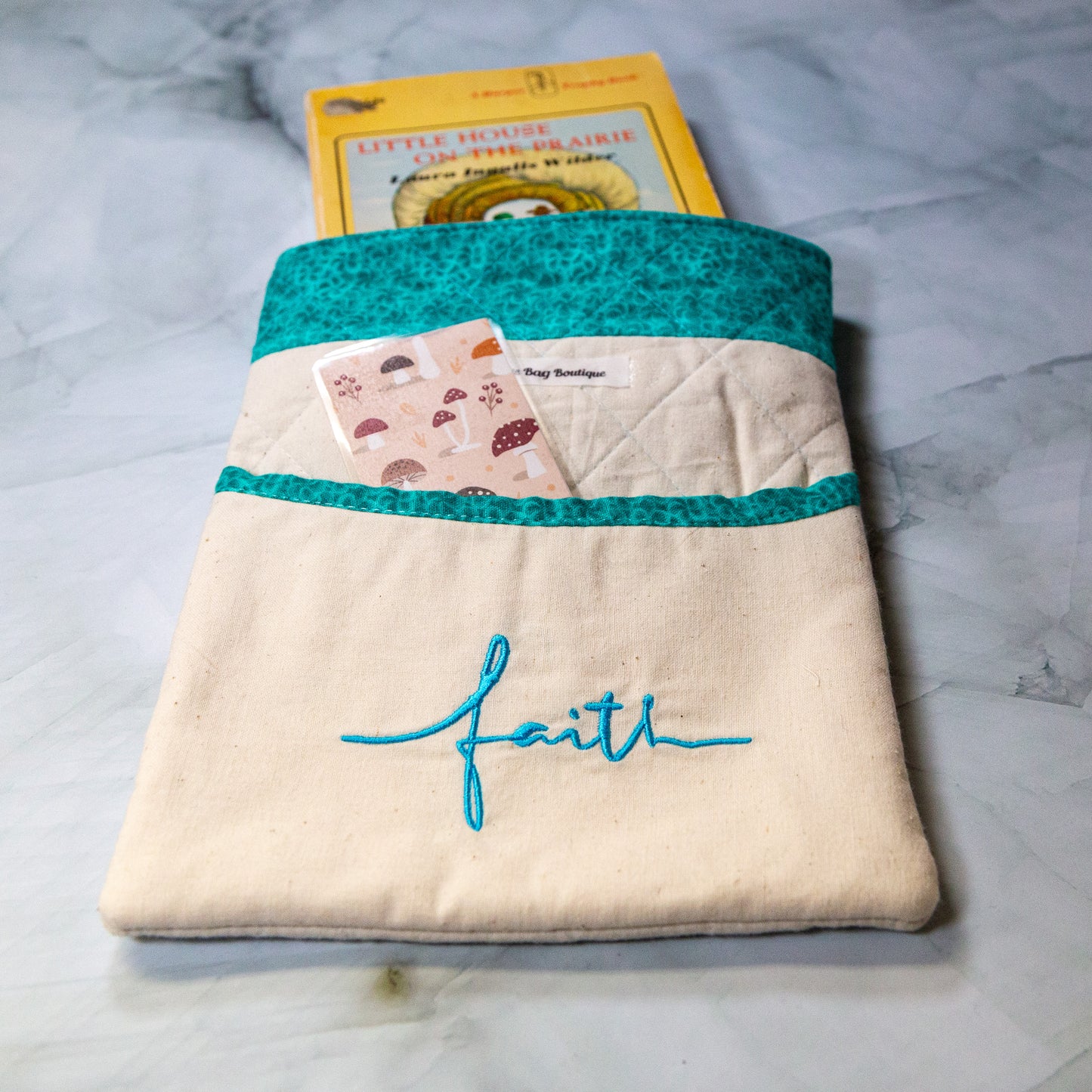 Faith Embroidered and Quilted Kindle Sleeve