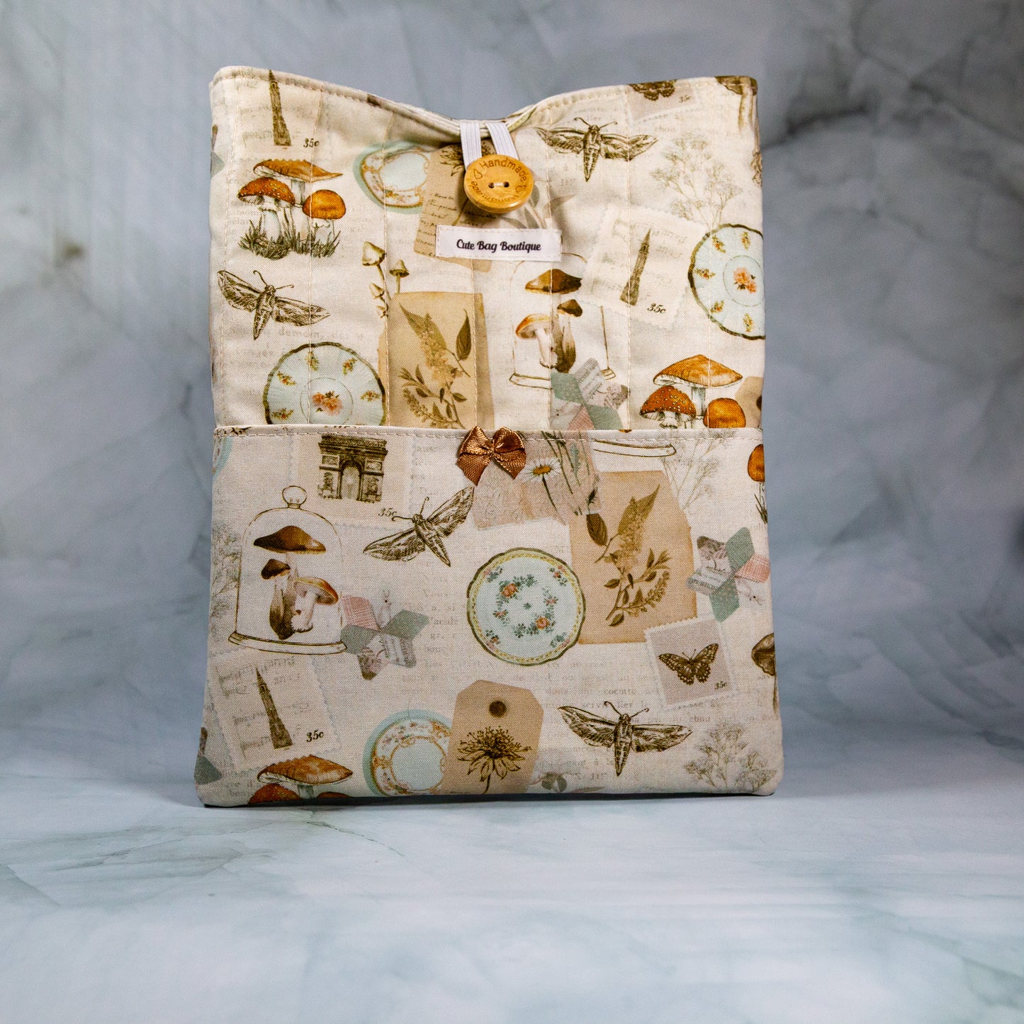 Ephemera Quilted Book Sleeve *Limited Edition*