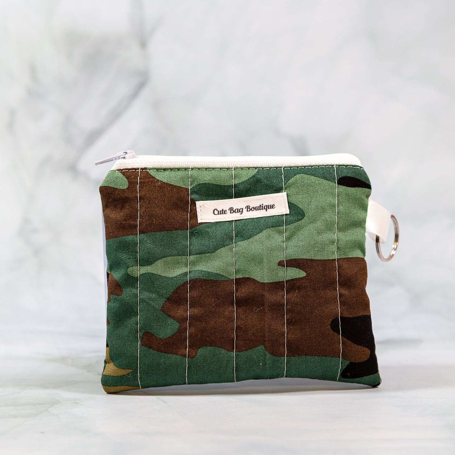 Camo Quilted Keychain Wallet *Limited Edition*