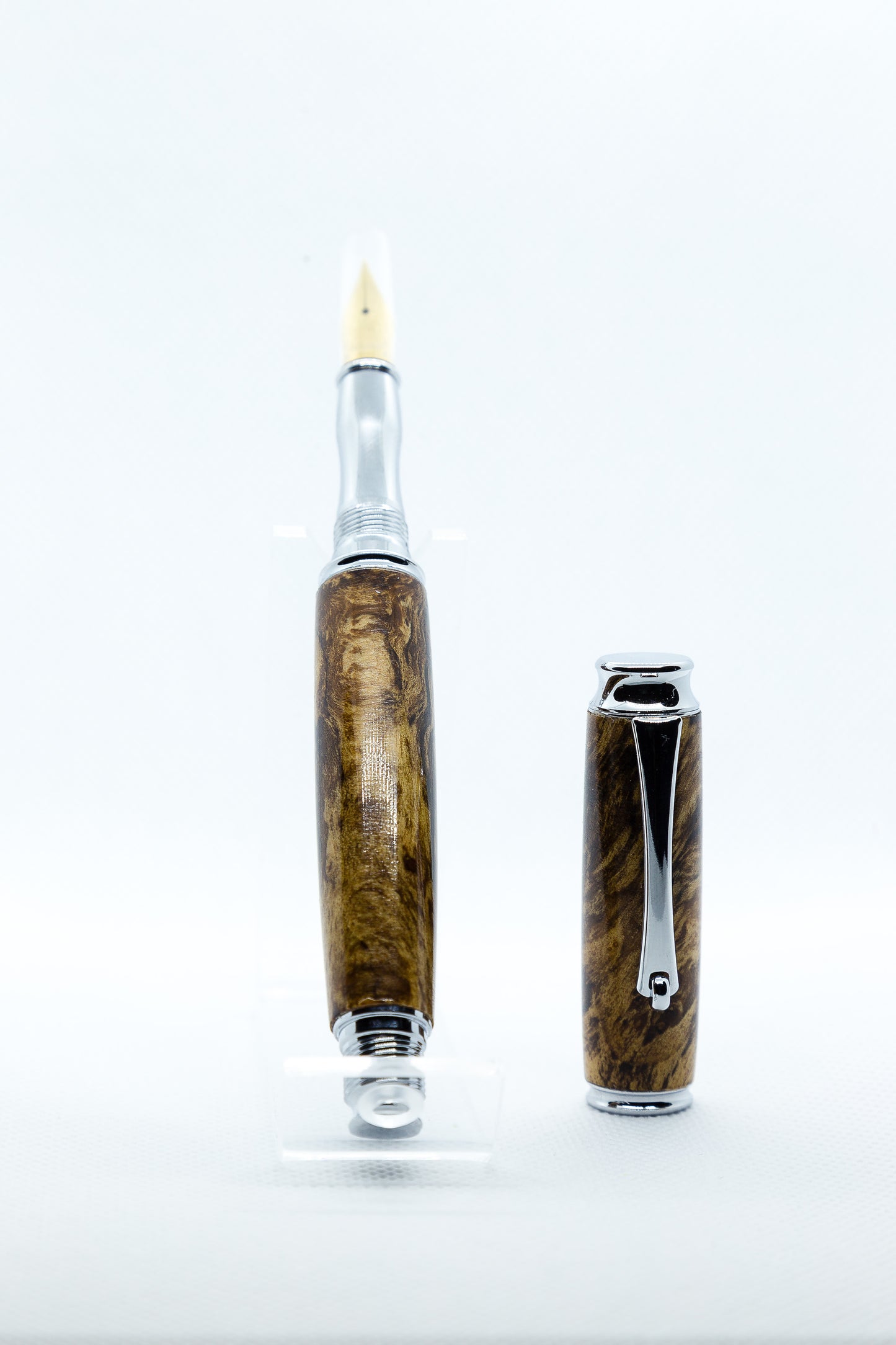 Virage Stabilized Black Ash Fountain Pen