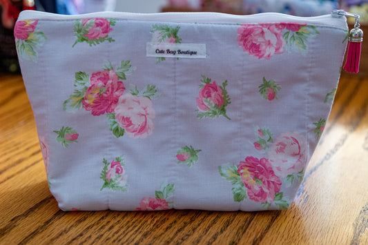 Rose Bouquet Quilted Cosmetic Bag *Limited Edition*