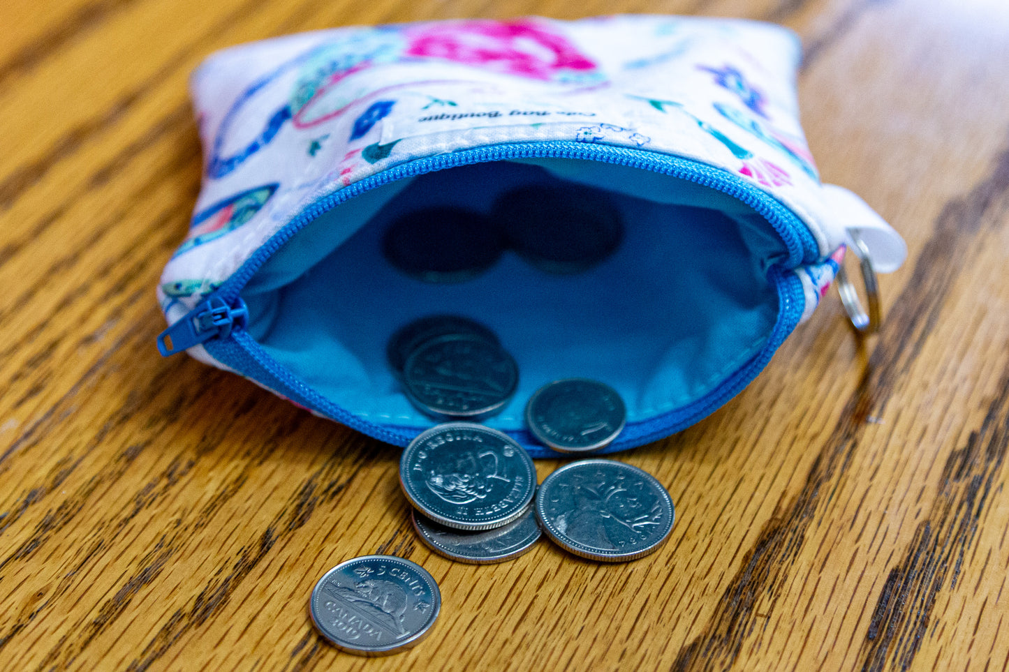 Afternoon Tea Quilted Keychain Wallet