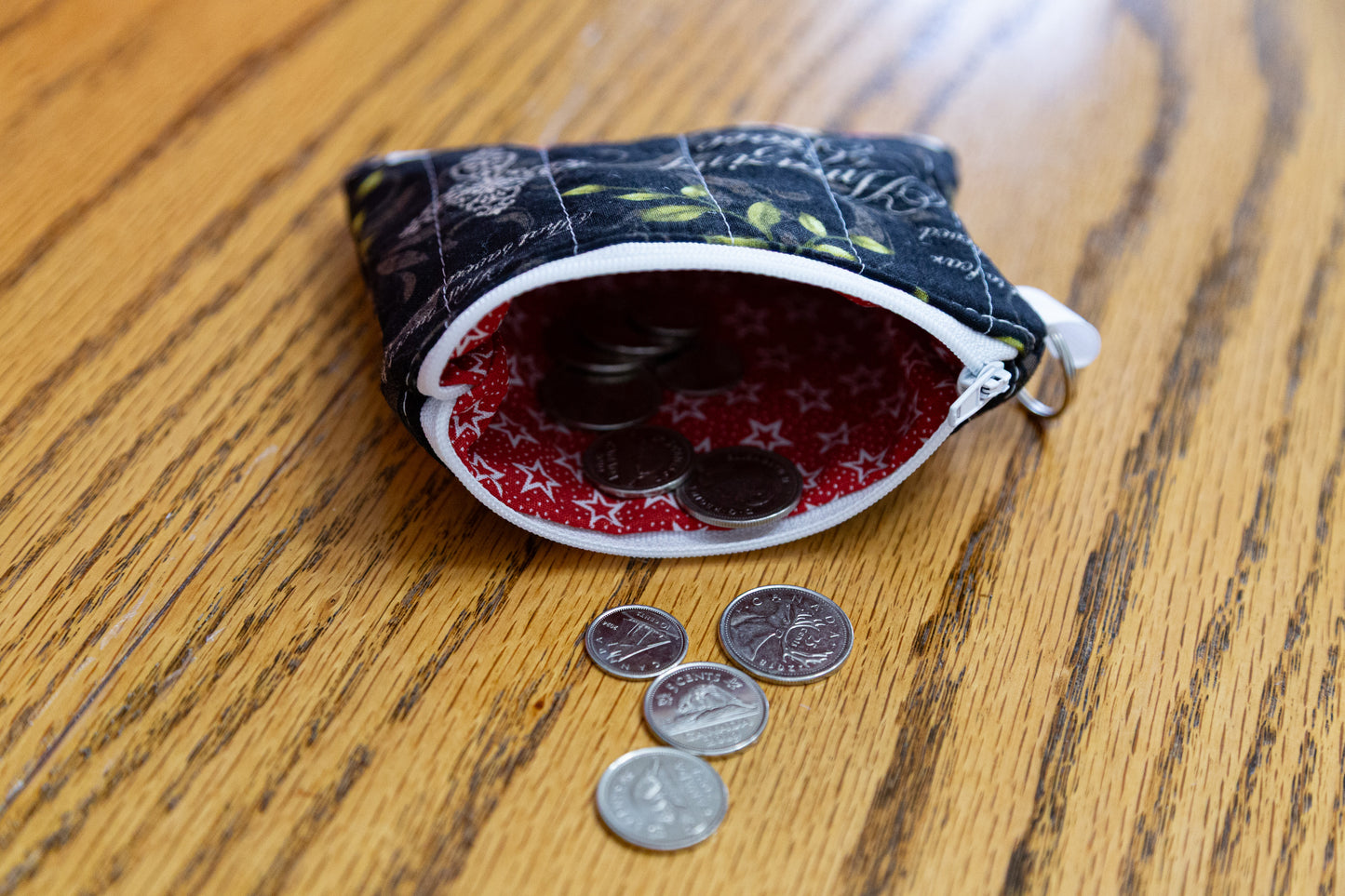 Amazing Grace Quilted Keychain Wallet