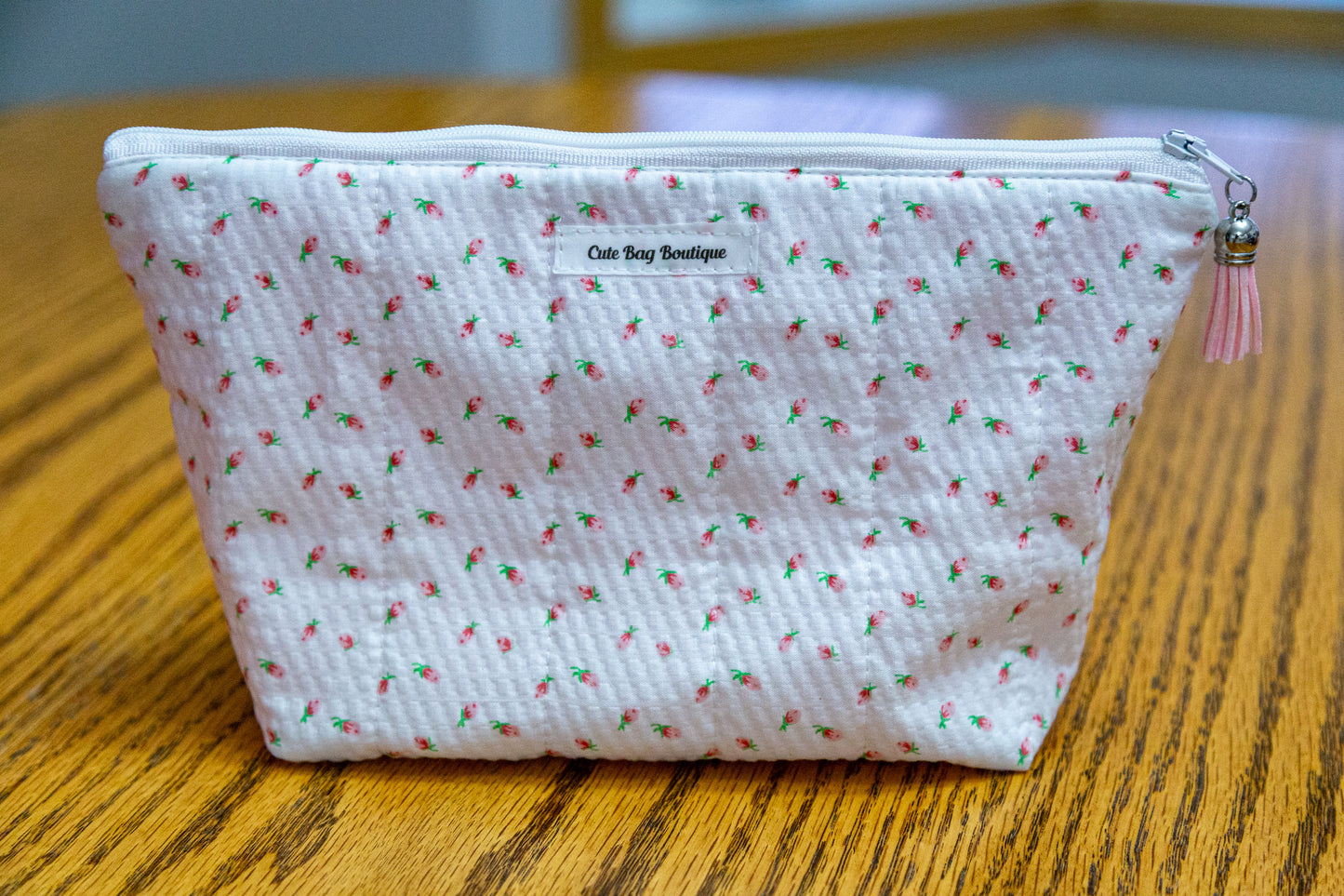 Rosebuds Quilted Cosmetic Bag *Limited Edition*