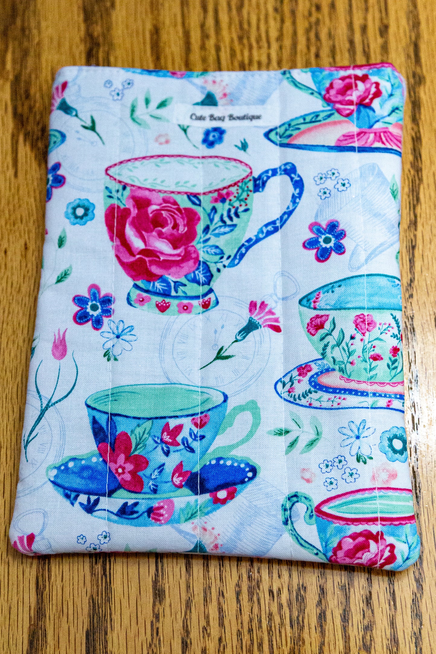Afternoon Tea Quilted Kindle Sleeve