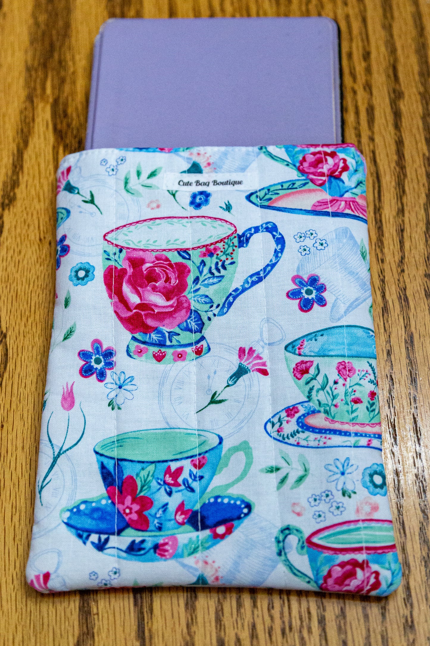 Afternoon Tea Quilted Kindle Sleeve