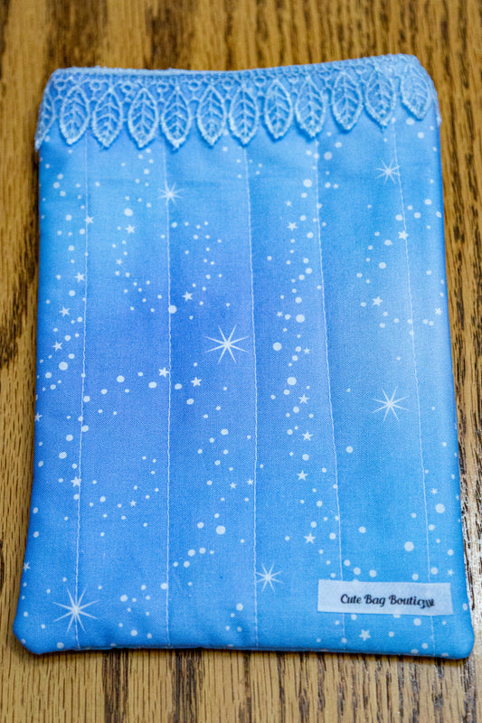 Frosty Swirls Quilted Kindle Sleeve *Limited Edition*