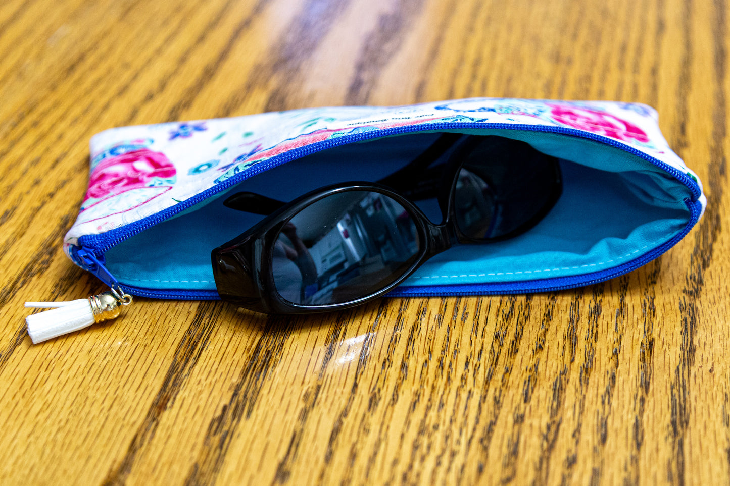 Afternoon Tea Quilted Pencil/ Sunglasses Case