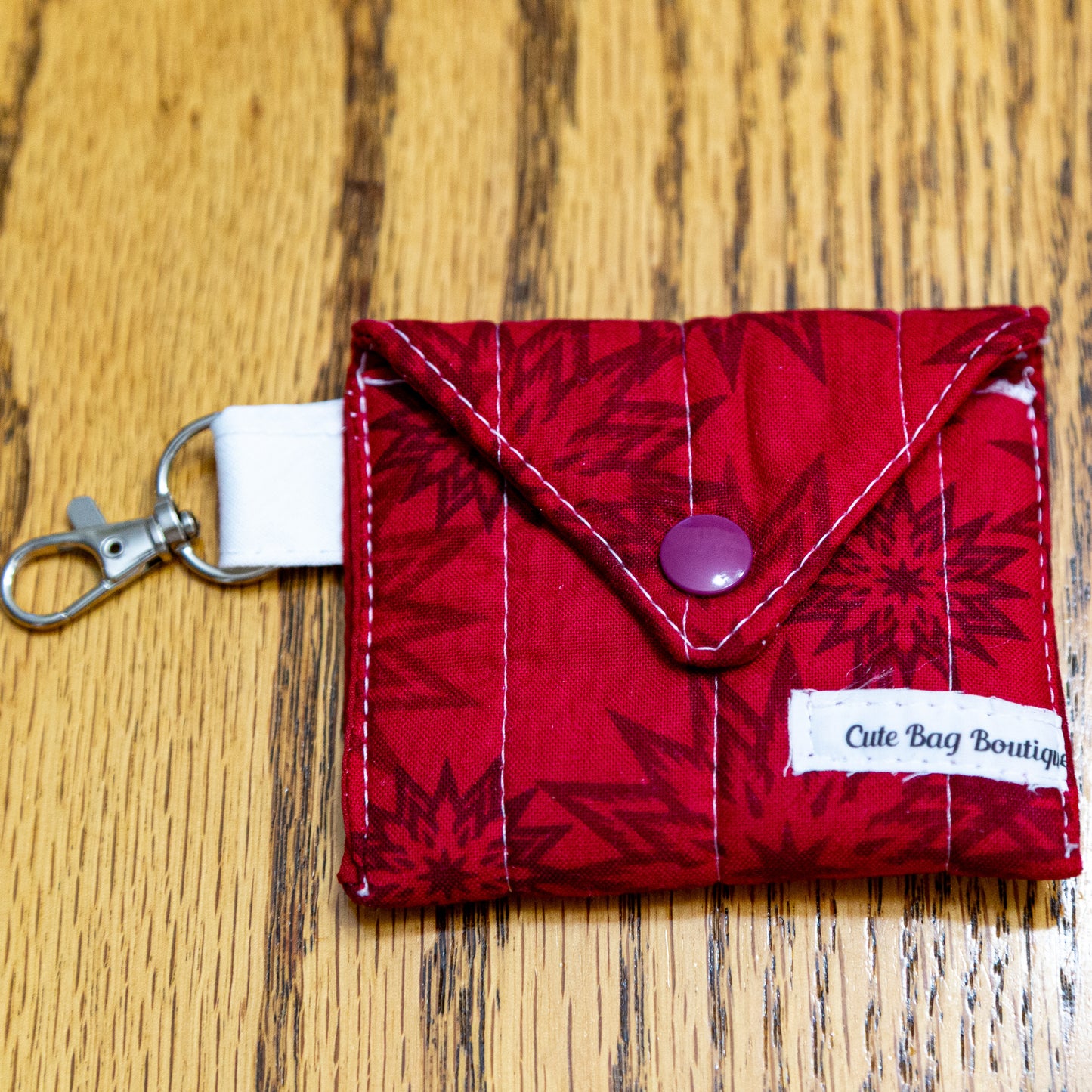 Red Fireworks Quilted Earbud Case *Limited Edition*