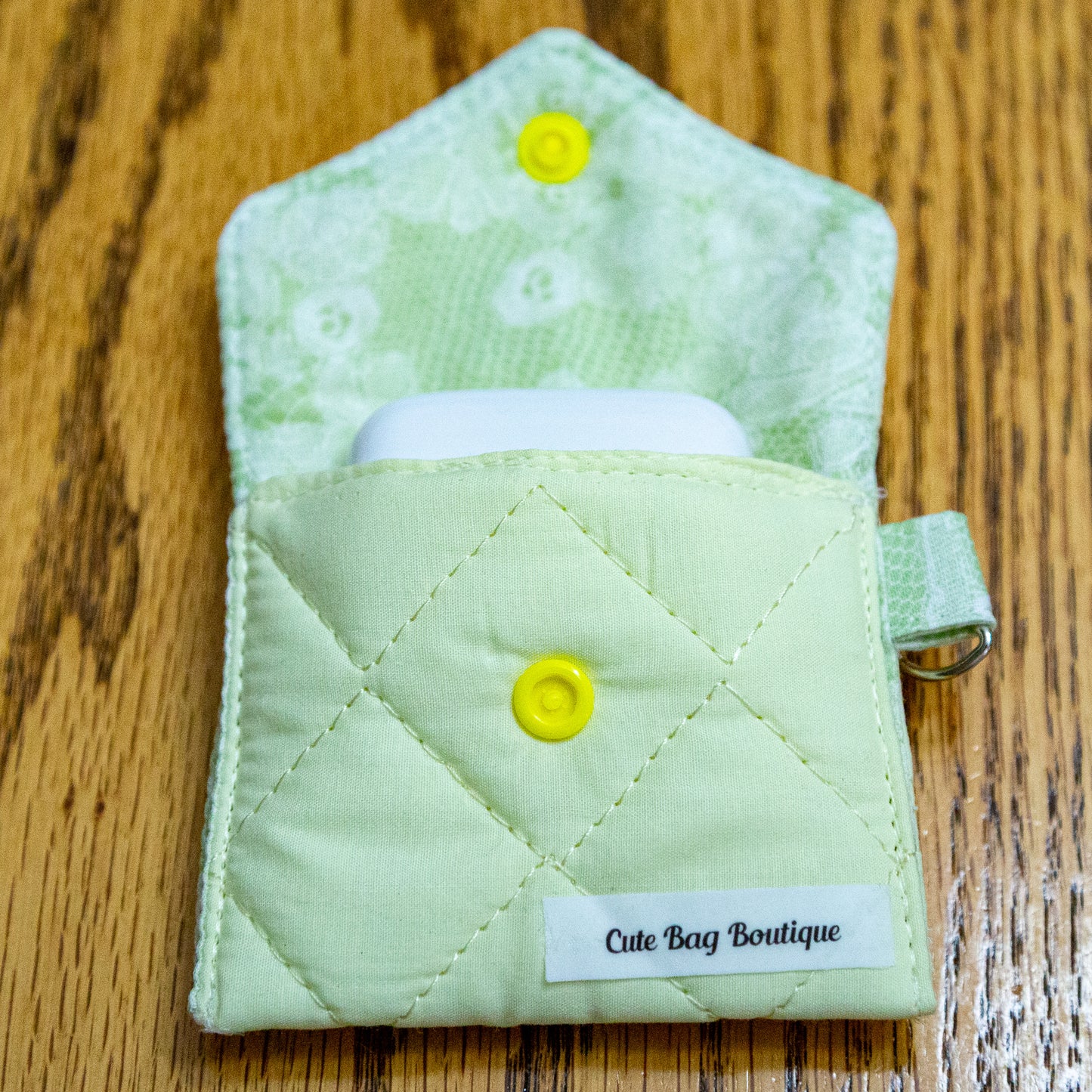 Soft Yellow Quilted Earbud Case *Limited Edition*