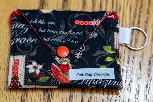 Amazing Grace Quilted Earbud Case