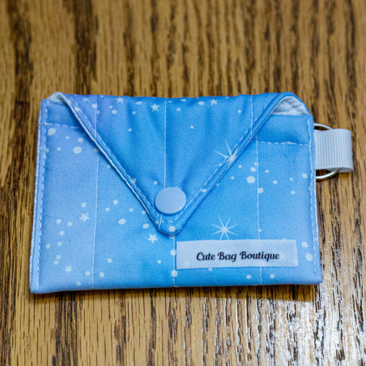 Frosy Swirls Quilted Earbud Case