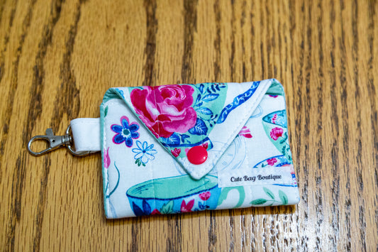 Afternoon Tea Quilted Earbud Case