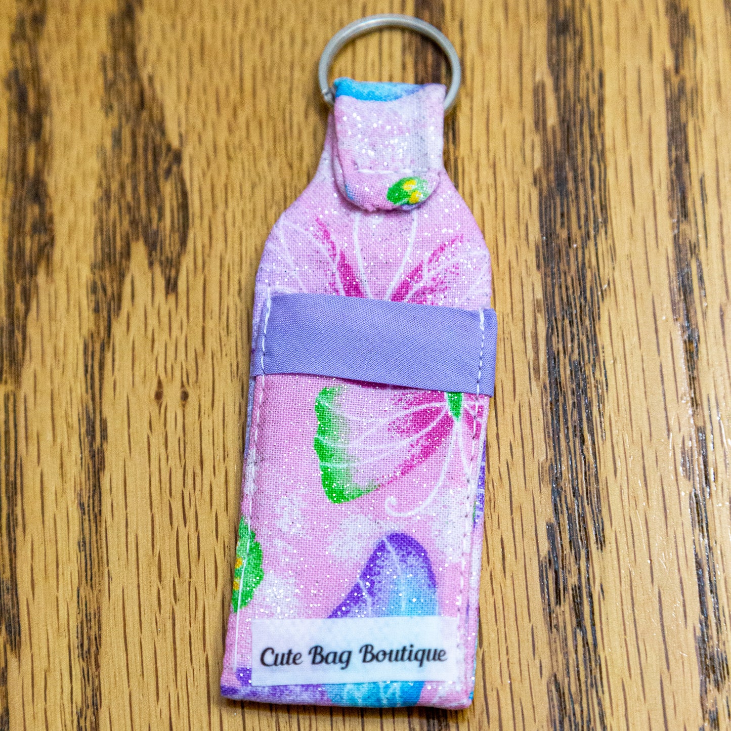 Bright Butterflies Chapstick Keychain