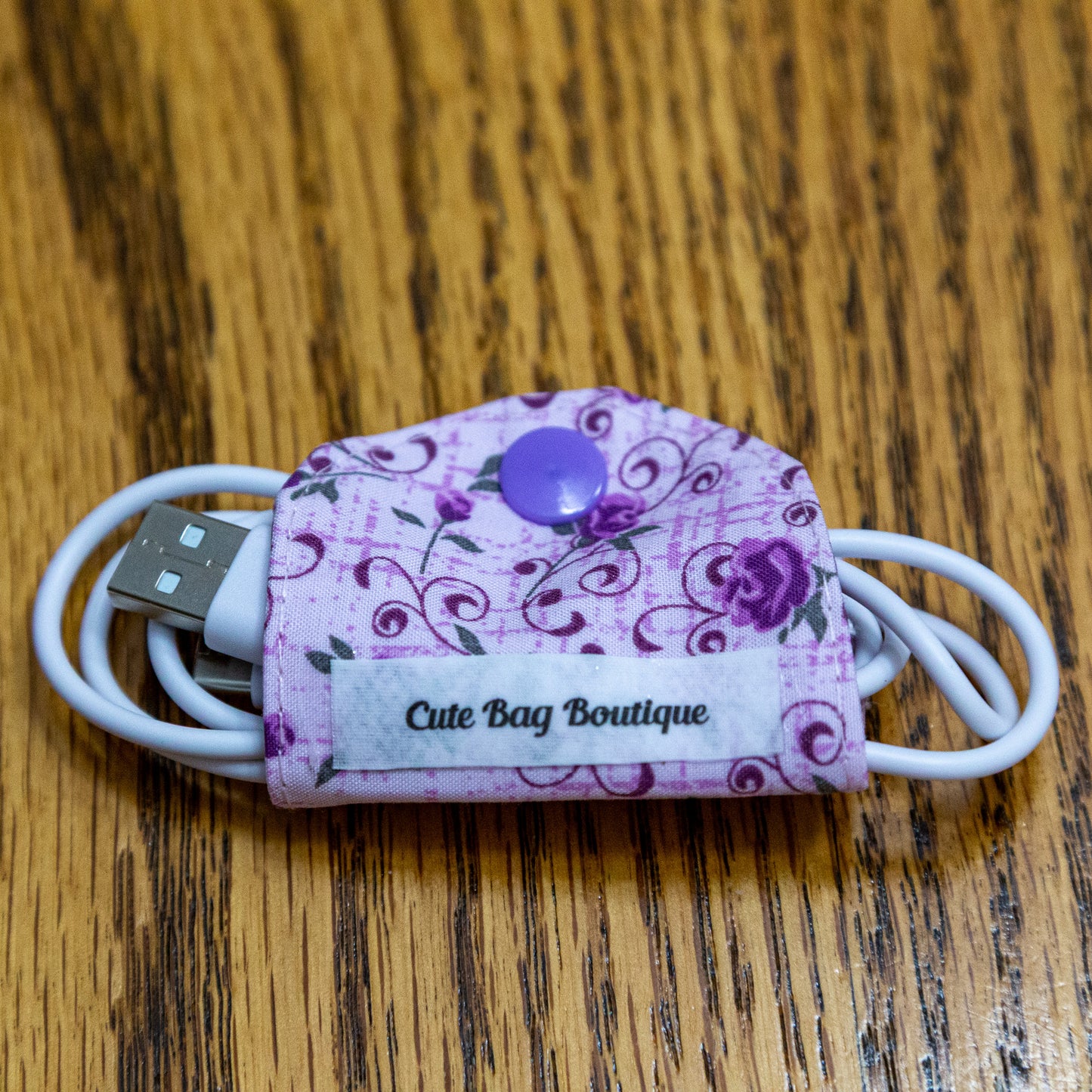 Purple Roses Cable Keeper *Limited Edition*