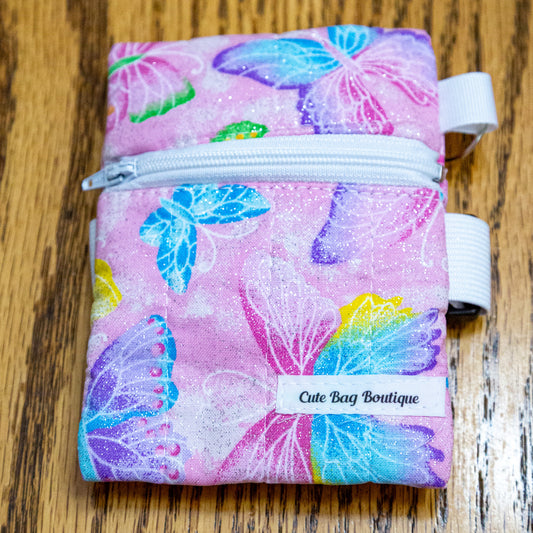 Bright Butterflies Water Bottle Wallet