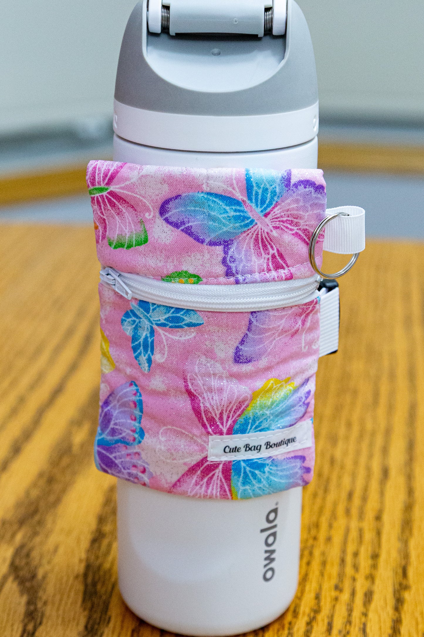 Bright Butterflies Water Bottle Wallet