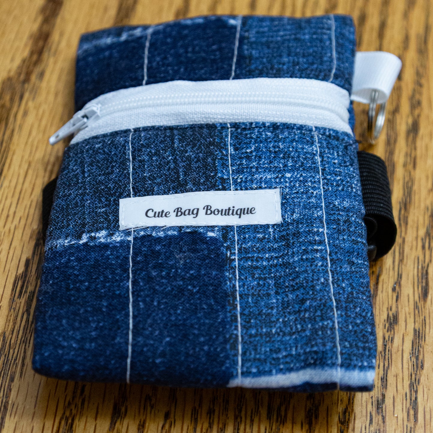 Denim Patches Water Bottle Wallet