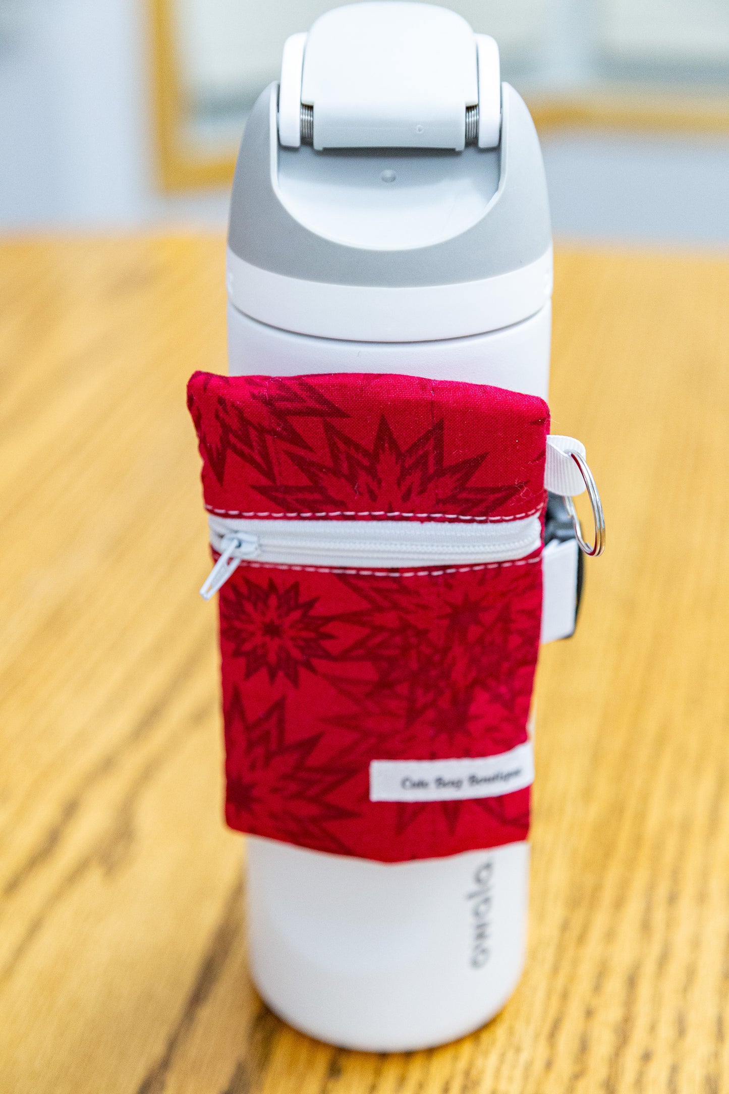 Red Firebursts Water Bottle Wallet *Limited Edition*