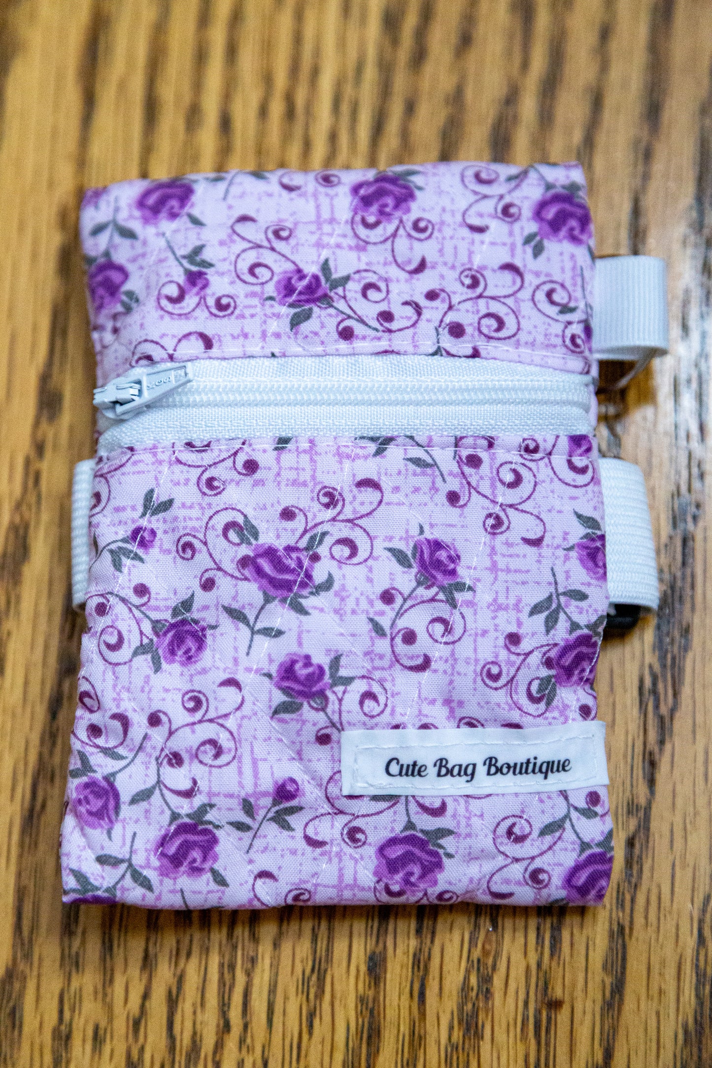 Purple Roses Water Bottle Wallet *Limited Edition*
