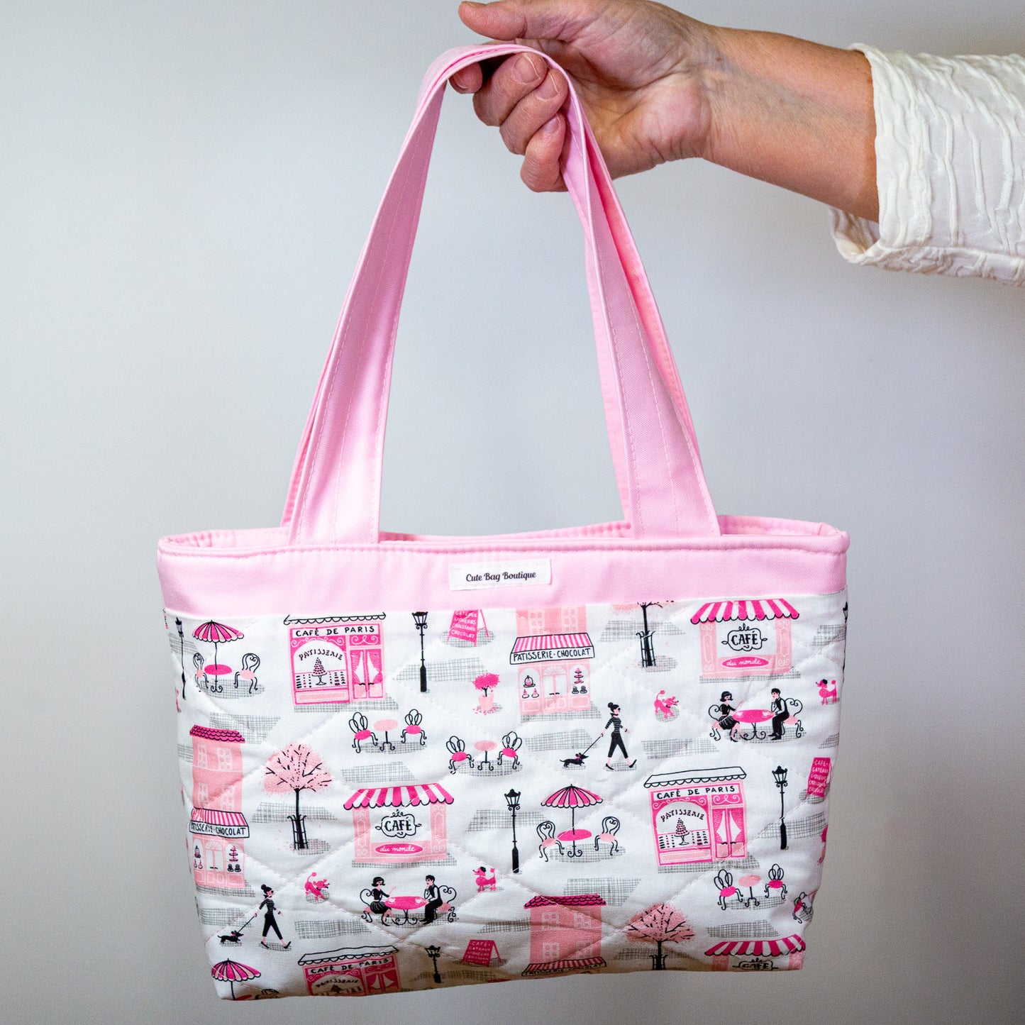 Quilted Spring in Paris Bible Bag