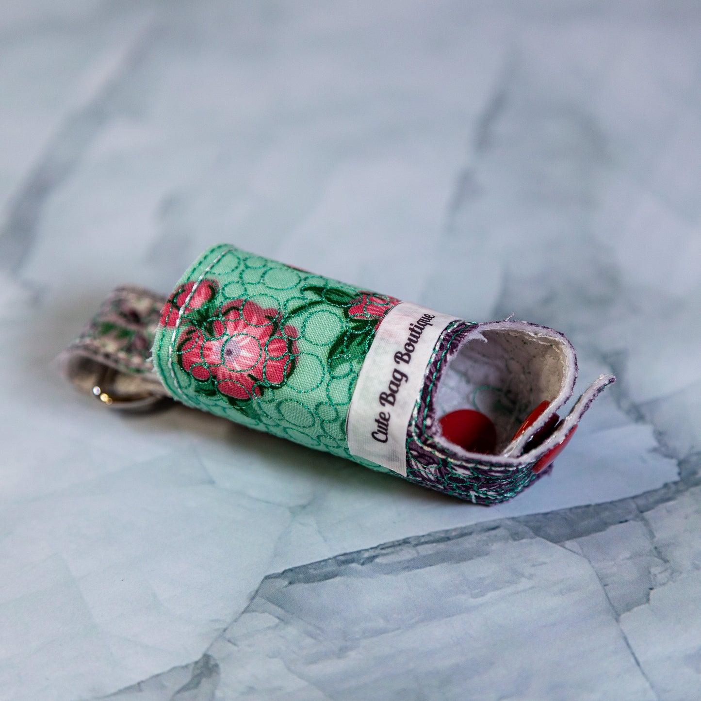 Green and Purple Inhaler Cover