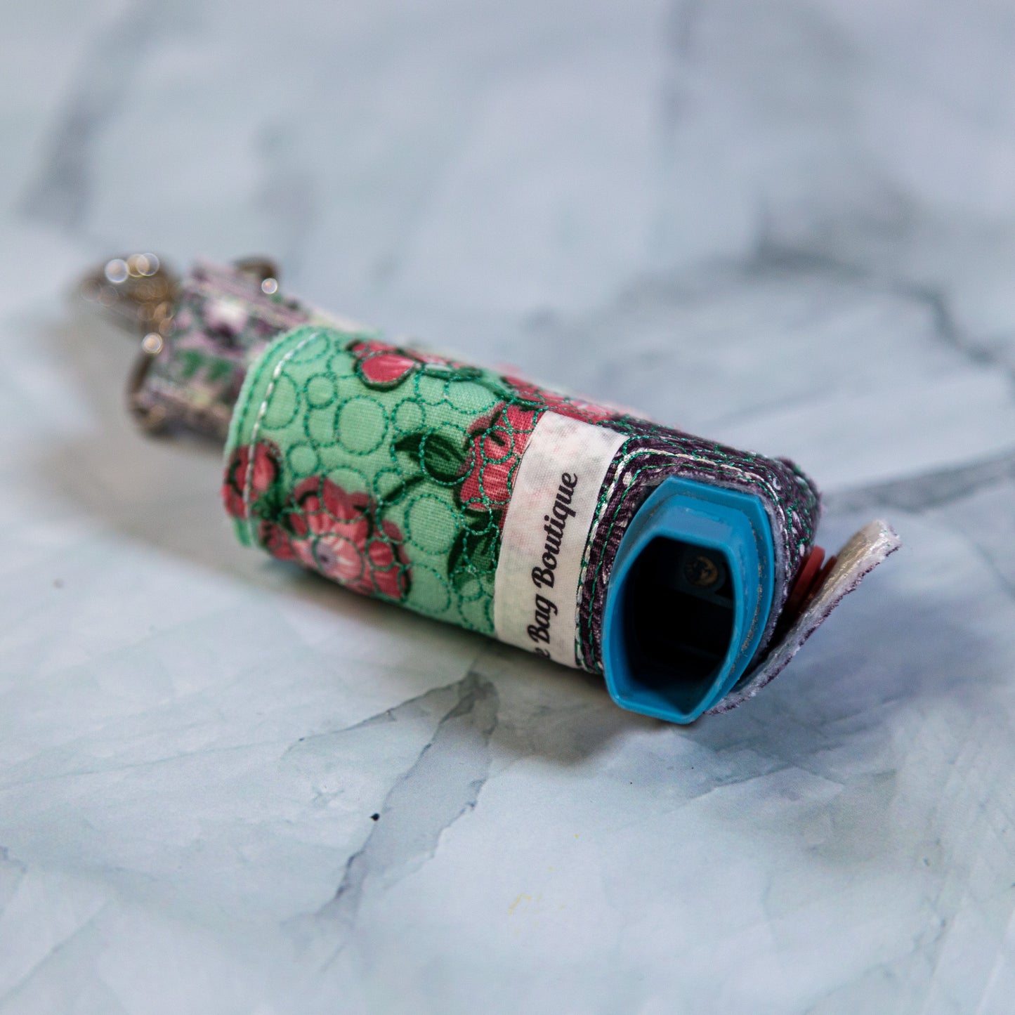 Green and Purple Inhaler Cover