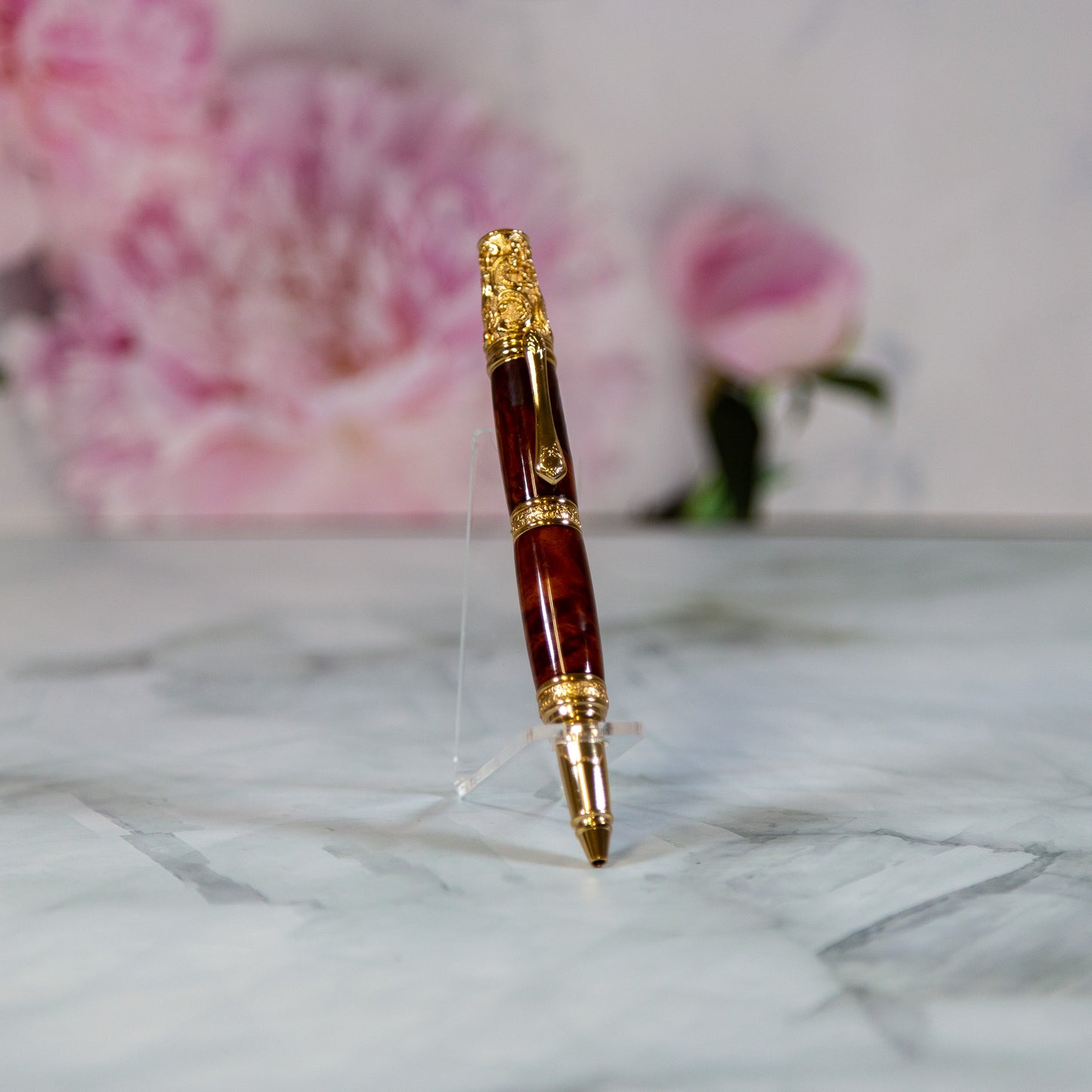 Victorian Pen Gold Black Locust Wood