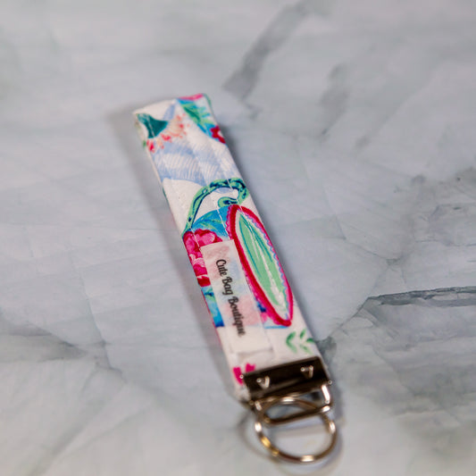 Afternoon Tea Quilted Wristlet