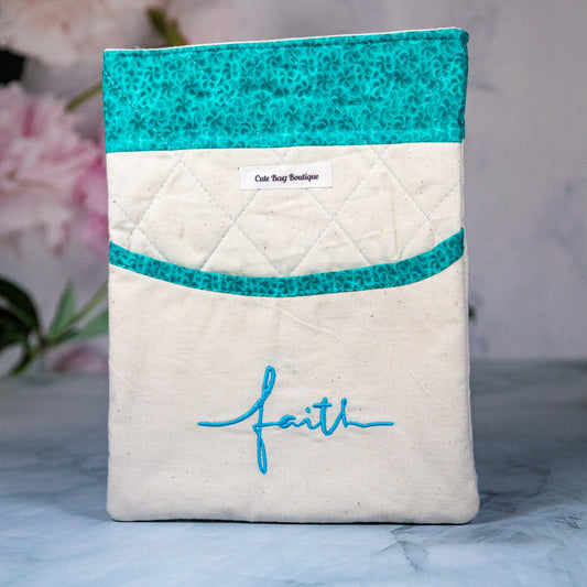Faith Embroidered and Quilted Kindle Sleeve