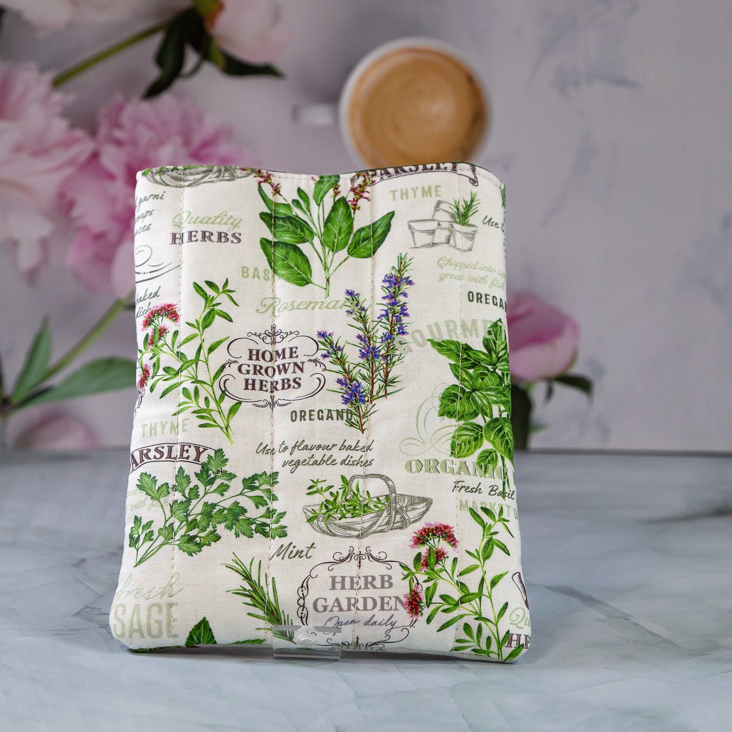 In the Garden Quilted Kindle Sleeve *Limited Edition*