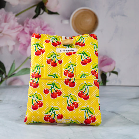 Bright Cherries Quilted Kindle Sleeve *Limited Edition*