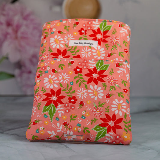 Coral Spring Quilted Kindle Sleeve *Limited Edition*