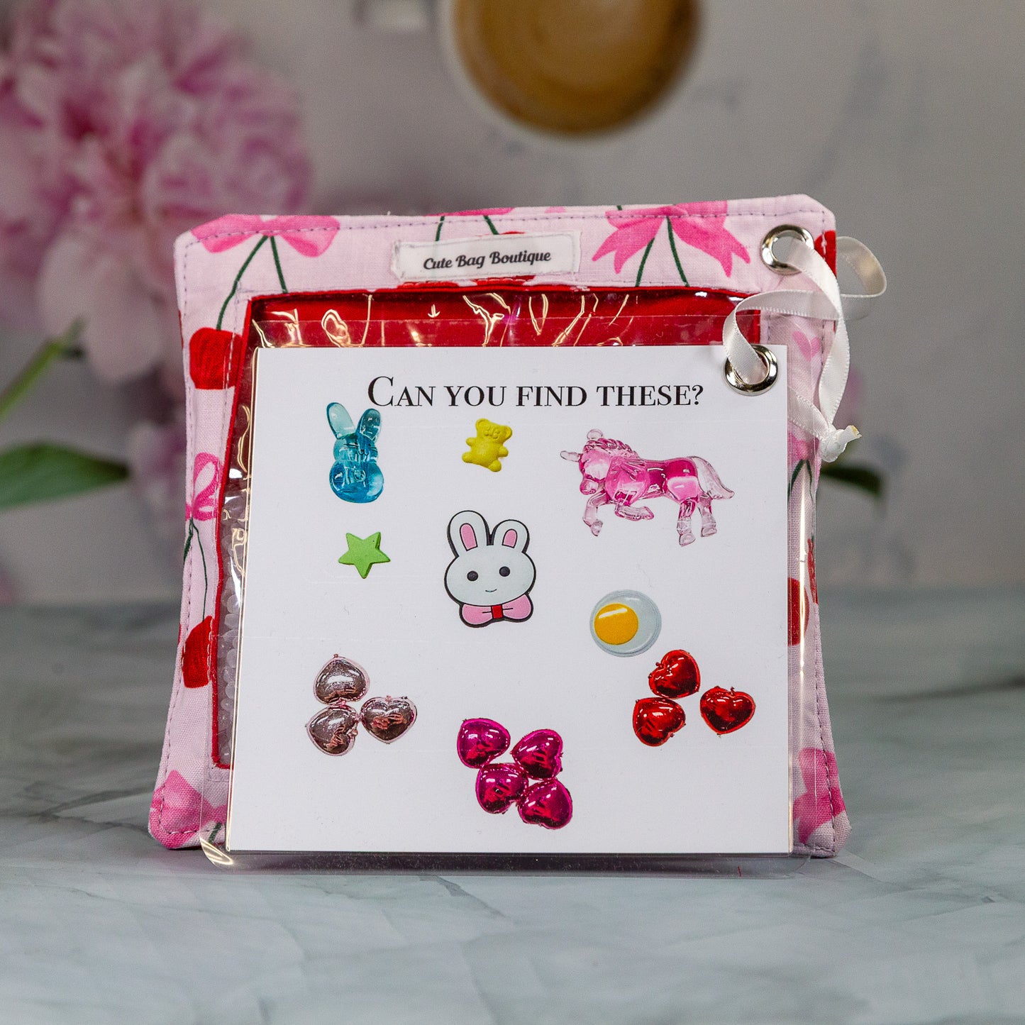 Cherry Valentine I Spy Bag