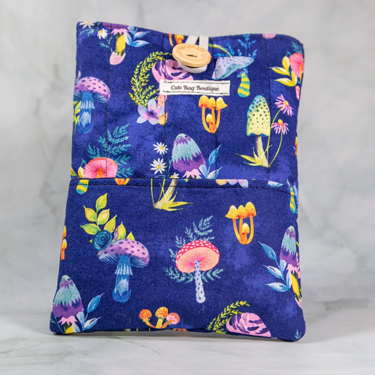 Magic Mushrooms Quilted Kindle Sleeve *Limited Edition*