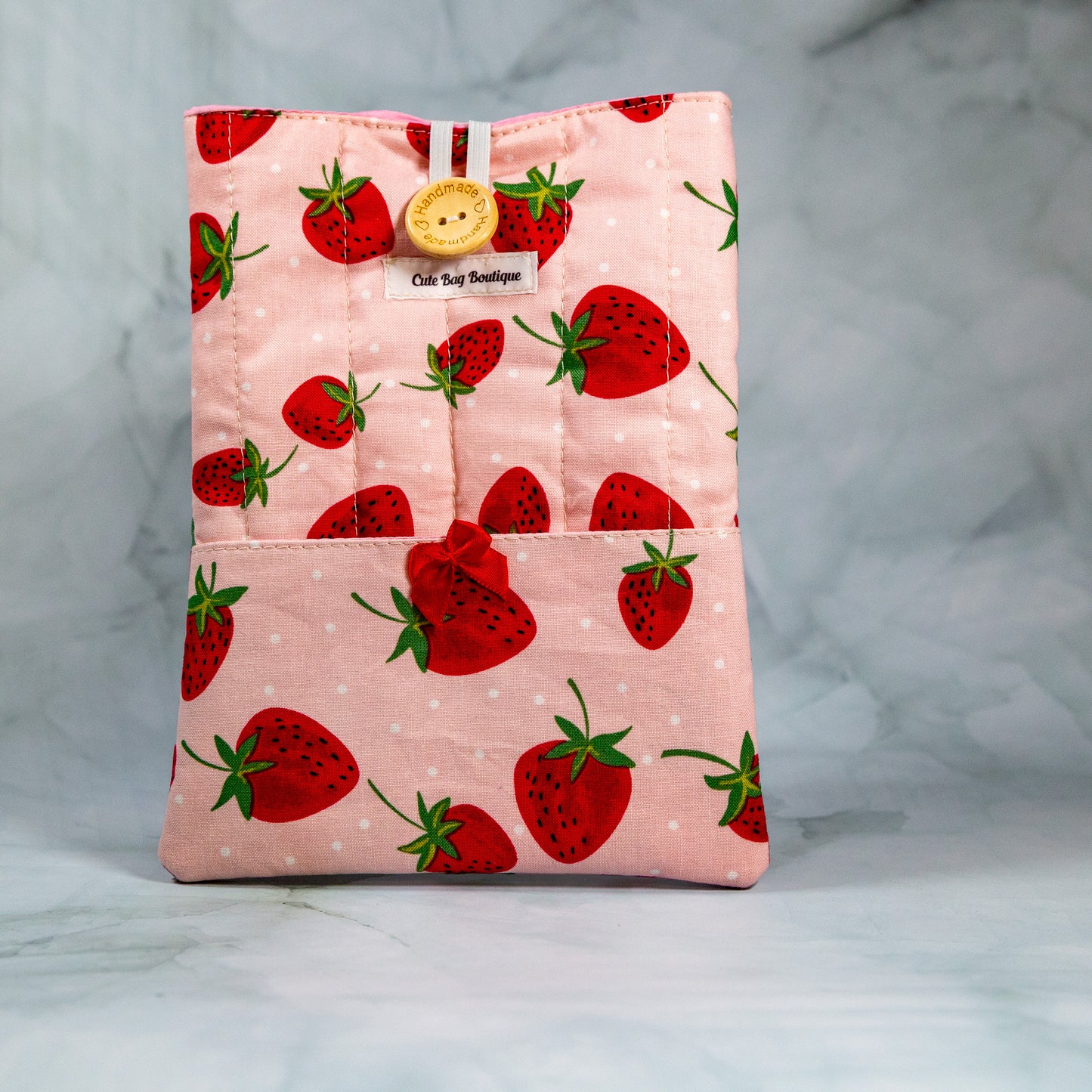 Strawberry Fields Quilted Kindle Sleeve *Limited Edition*