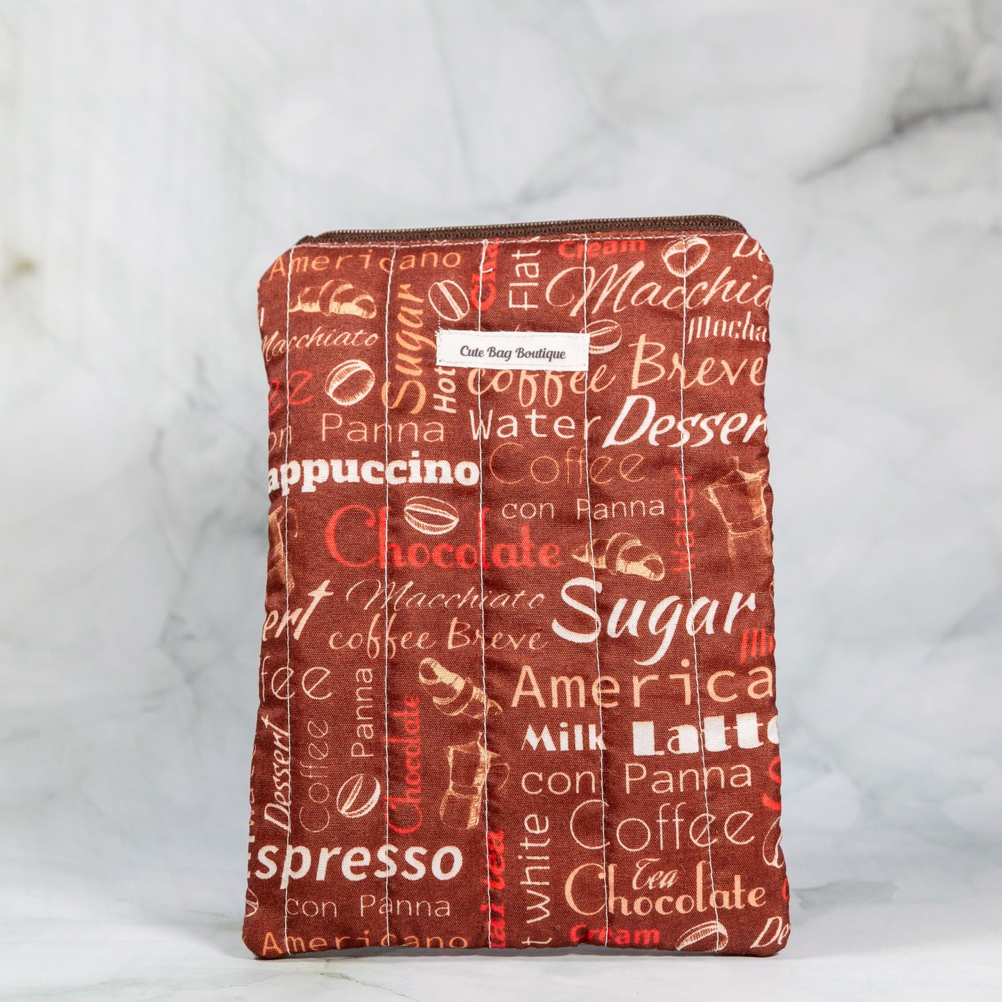 Coffee Quilted Kindle Sleeve *Limited Edition*