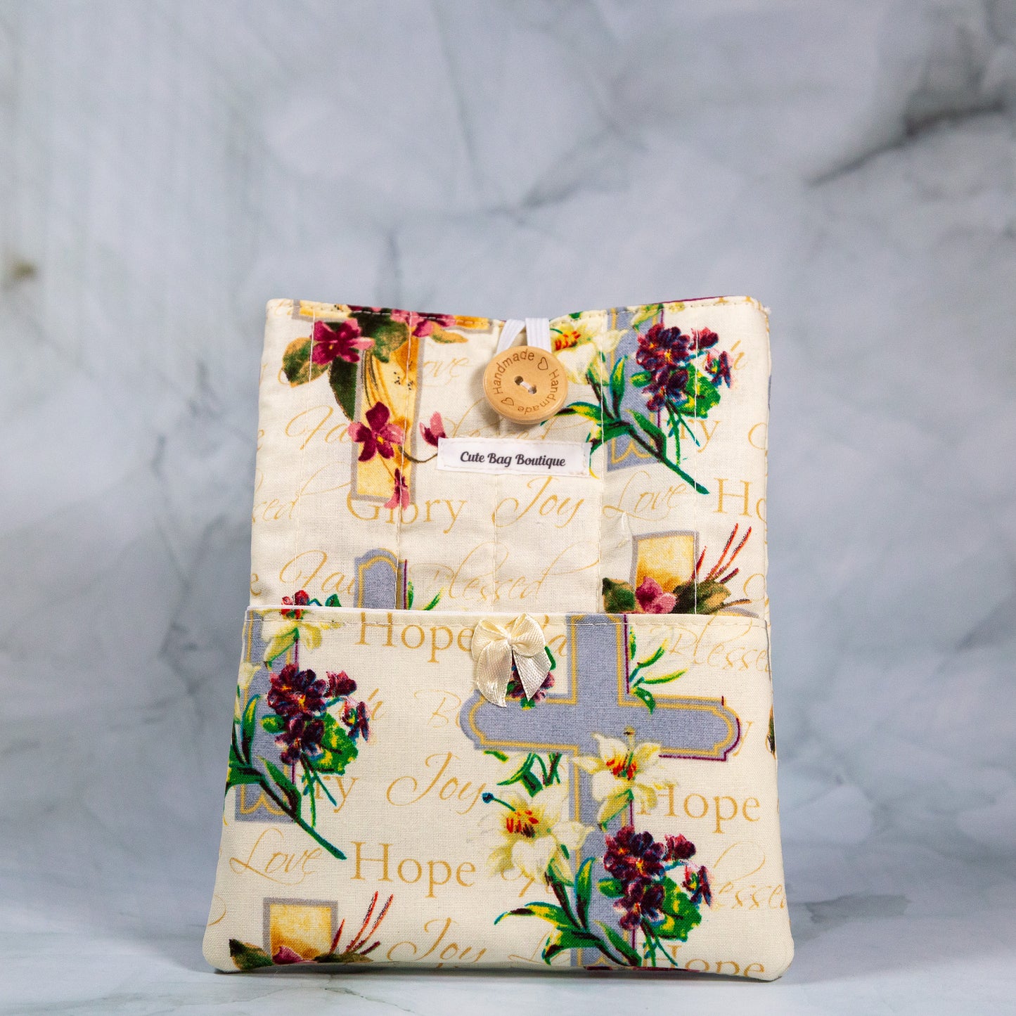 Faith, Hope & Love Quilted Kindle Sleeve *Limited Edition*