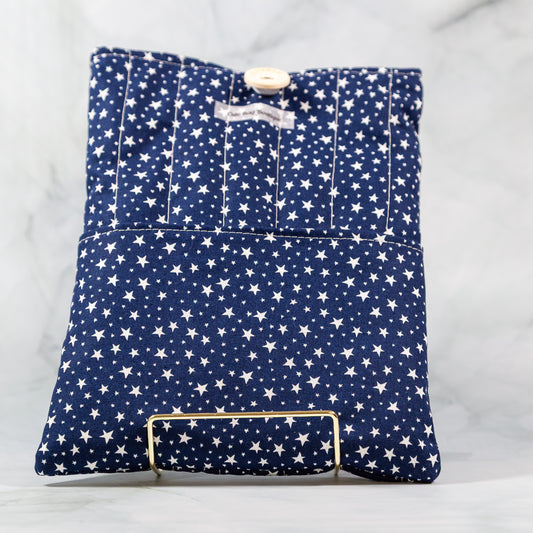 Starry Night Quilted Book Sleeve