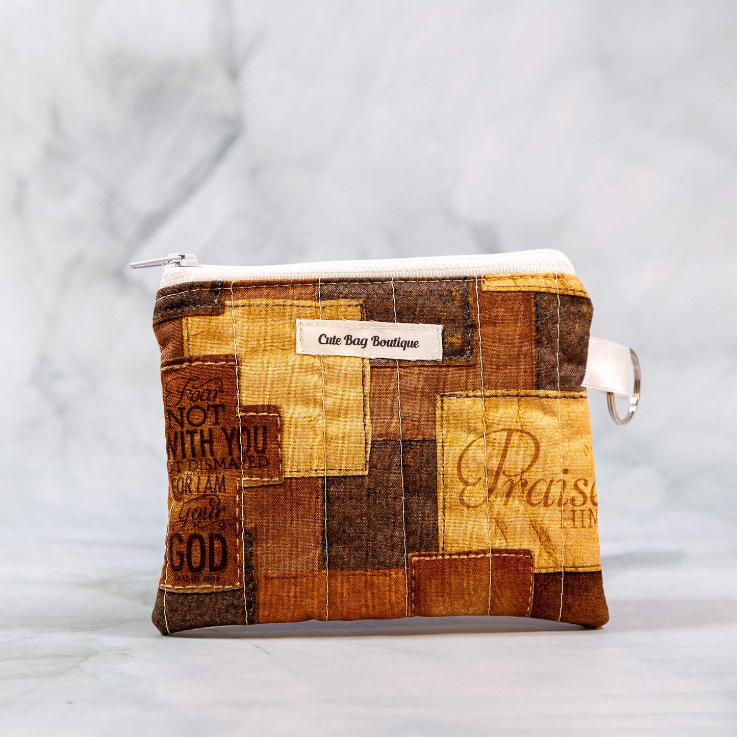 Trust in the Lord Quilted Keychain Wallet