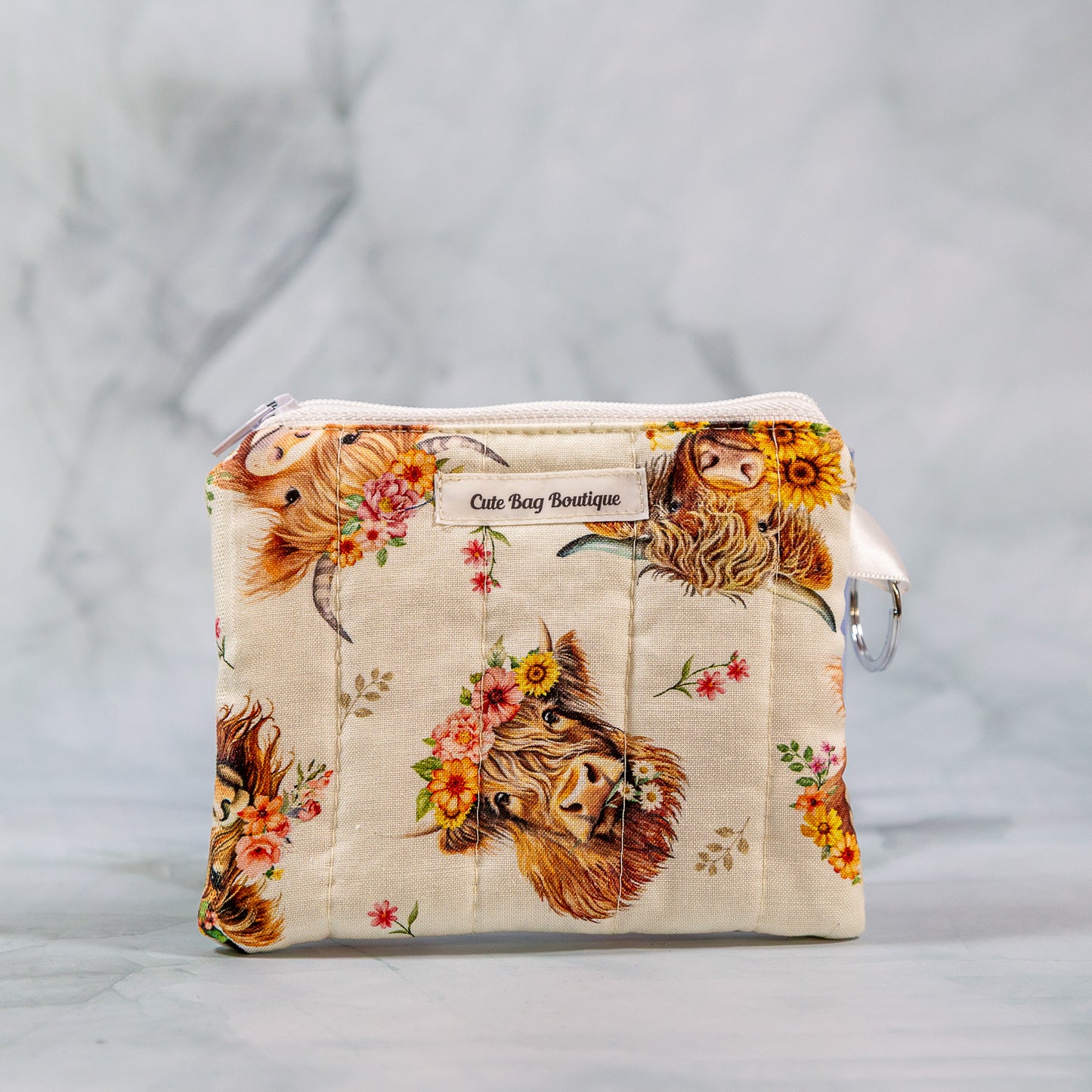 You Are My Sunshine Quilted Keychain Wallet *Limited Edition*