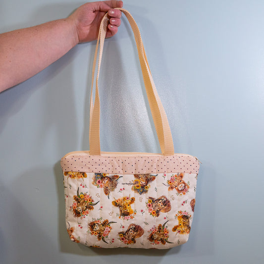 Quilted You Are My Sunshine Zippered Bible Bag/Mini Tote *Limited Edition*