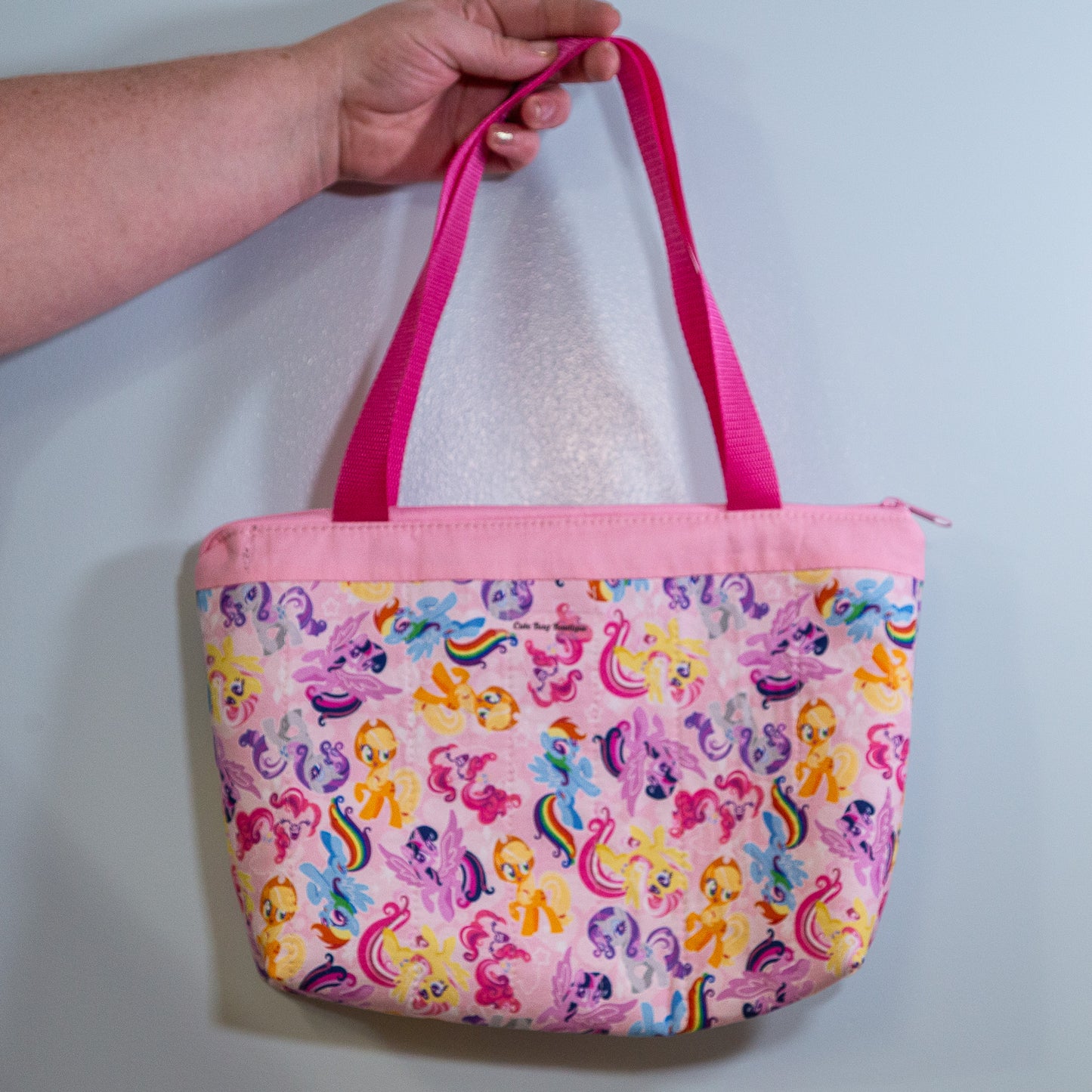 Quilted My Little Pony Zippered Kid Tote Bag