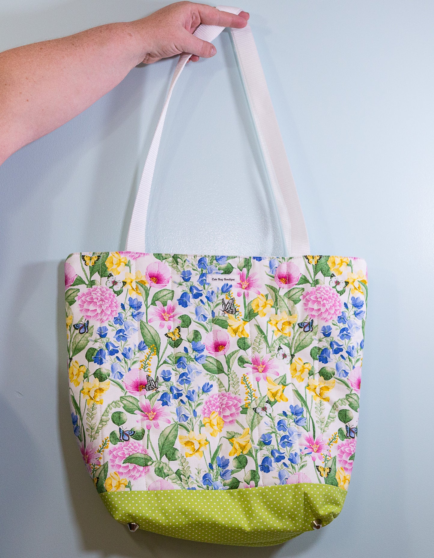 Quilted Burst of Spring Tote Bag *Limited Edition*